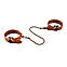 Набір із 8 ременів для зв'язування LOCKINK 8-Bondage-Straps Restraint Set - Brown, фото 5