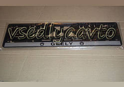 Рамка для номерного знака пластик GEELY