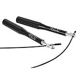 Скакалка швидкісна для кросфіту 4FIZJO Speed Rope Black (P-5907222931165), фото 5