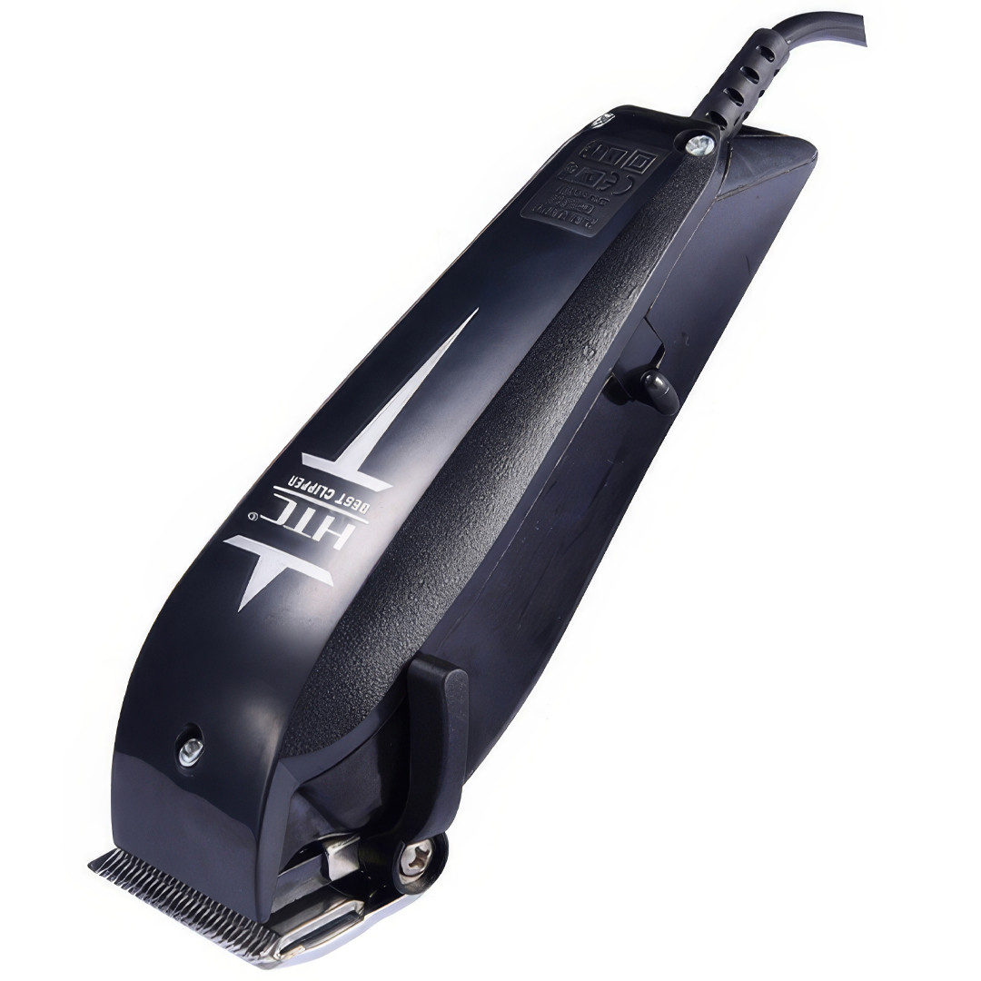 Дротова машинка для стрижки волосся HTC CT-302 Чорна Набір для стрижки волосся та бороди, фото 1