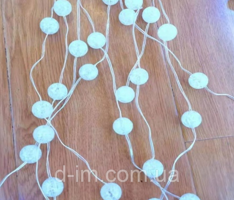 Гірлянда RD-251 бахрама кулька 50LED Ширина 3м, Висота 60см Колір ламп-Теплий