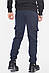 Спортивні штани чоловічі на флісі темно-синього кольору 192147M, фото 3