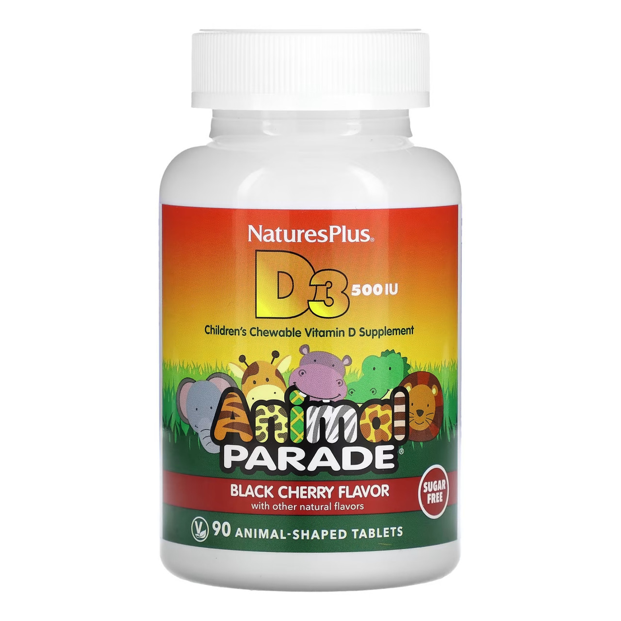 Sugarfree Vit D3 Chewable - 90 tabs, фото 1