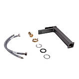 Змішувач для раковини Qtap Gemini високий QTGEM269GMB45680 Gunmetal Black PVD, фото 5