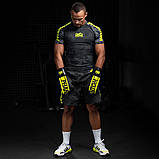 Боксерські рукавиці Phantom APEX Elastic Neon Black/Yellow 16 унцій  (Бинти 4м. в подарунок), фото 4