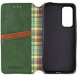Шкіряний чохол-книжка GETMAN Cubic (PU) для Samsung Galaxy M35 5G, фото 5