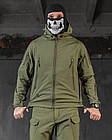 Тактичний костюм софтшов softshell олива ВТ7949, фото 11