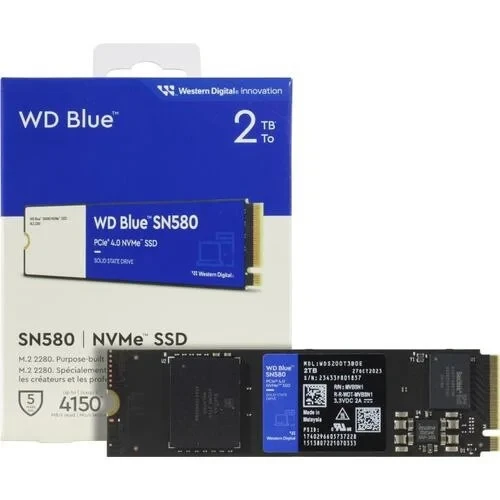SSD диск WD Blue SN580 2 TB (WDS200T3B0E)