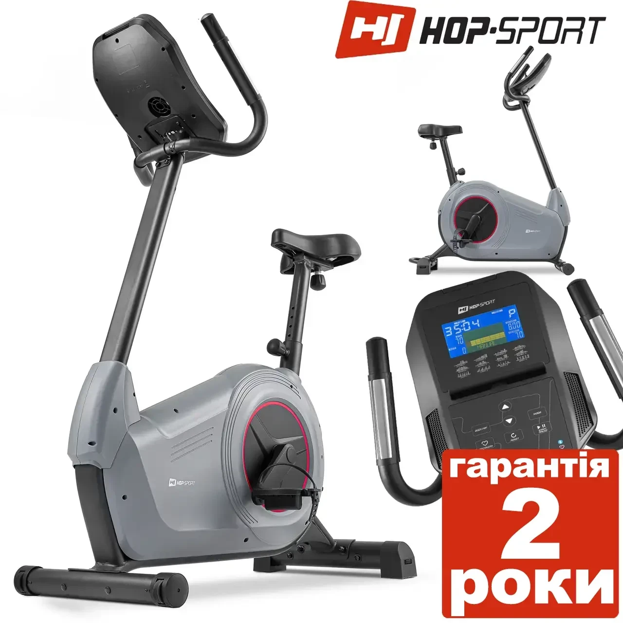 Велотренажер HS-100H Solid iConsole+ . До 150 кг. Для дому.. З монітором