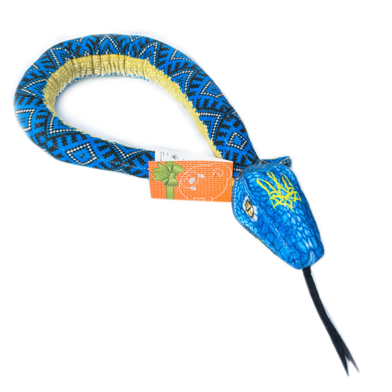 М’яка іграшка Сувенір змія синьо-жовта з гербом 107 см Україна Копиця Україна (00167-66), фото 1