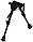 Сошки Vector Optics Carbon Fiber Bipod на антабку (висота 15.2 — 22.9 см) з перехідником на Weaver/Picatinny, фото 3