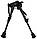 Сошки Vector Optics Carbon Fiber Bipod на антабку (висота 15.2 — 22.9 см) з перехідником на Weaver/Picatinny, фото 4