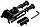 Сошки Vector Optics Carbon Fiber Bipod на антабку (висота 15.2 — 22.9 см) з перехідником на Weaver/Picatinny, фото 5