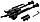Сошки Vector Optics Carbon Fiber Swivel Bipod на антабку (висота 23 — 34.5 см) з перехідником на, фото 6