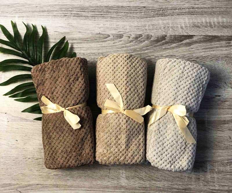 Полотенце микрофибра Соти 50х100 см Рушник для лиця та рук, фото 1