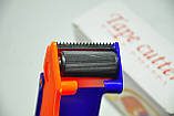 Диспенсер для скотча пластиковий Orange\Blue, фото 3