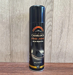 Чорний спрей для нубука і замші Casablanca Color Renovator (200мл)