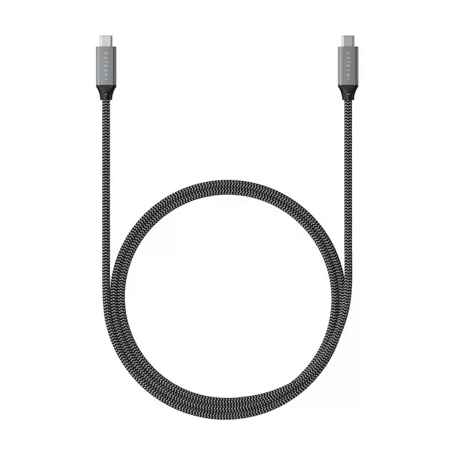 Кабель Satechi USB4 C Cable 100W Space Gray (80 cm) (ST-U4C80M)