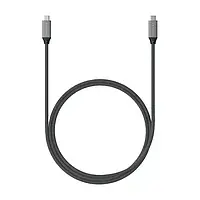 Кабель Satechi USB4 C Cable 100W Space Gray (80 cm) (ST-U4C80M)