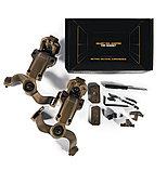 Чебурашка на шолом адаптер кріплення для активних навушників Fast. Earmor, Howard, Walker (Койот), фото 2