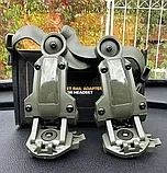 Адаптер Кріплення «Чебурашки» для активних навушників на шолом Fast. Earmor, Howard, Walker, фото 8