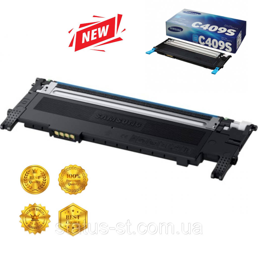 Картридж Samsung CLT-C409S cyan для принтера CLP-310, CLP-310N, CLP-315, CLP-315W, CLX-3170FN, CLX-3175, CLX-3175FN аналог