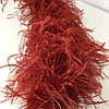 Страусове боа De'Lux TM "Glamora", тришарове, колір Dark Red  (018), 1 м, фото 3