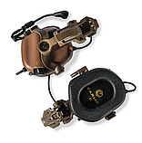 Чебурашка на шолом адаптер кріплення для активних навушників Fast. Earmor, Howard, Walker (Койот), фото 7