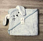 Полотенце куточок для купання новонароджених Мілашка Мікрофібра преміум, фото 4