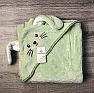 Полотенце куточок для купання новонароджених Мілашка Мікрофібра преміум, фото 2