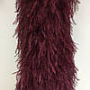 Страусове боа De'Lux, TM "Glamora" шестишарове, колір Maroon  (034), 1 м, фото 4