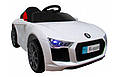 Дитячий автомобіль R-SPORT акумуляторний кабріолет білий Cabrio B4, фото 11