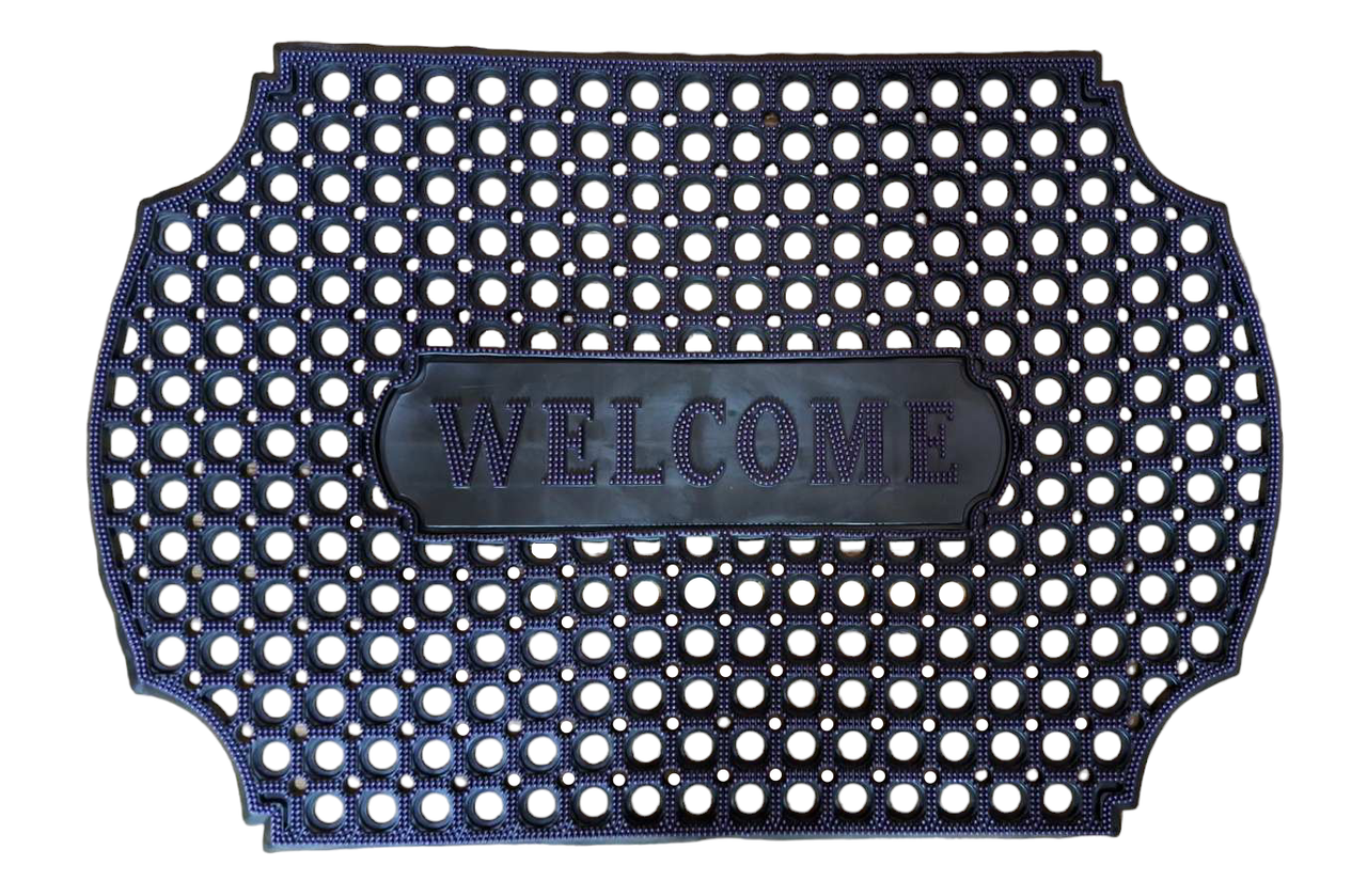Килимок придверний гумовий соти Welcome 60х90 см