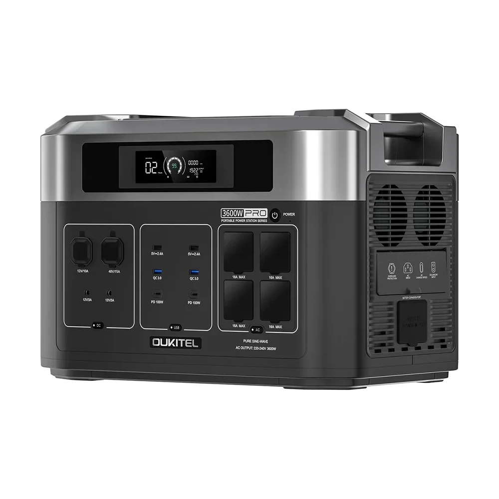 Портативна зарядна станція OUKITEL BP2000E PRO (2048 Вт·год / 3600 Вт) (42-00171), фото 1