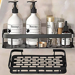 Універсальна полиця для ванної кімнати до 10кг (30х13х5,5см) 1шт, STORAGE RACK / Органайзер у ванну на стіну