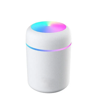 Зволожувач повітря з підсвіткою Аромодифузор Colorful Humidifier USB 300 мл Білий (KG-11894)
