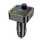 АЗП з FM-модулятором HOCO E81 Fantasy PD30W+QC3.0 car BT FM transmitter Black, фото 2