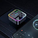 АЗП з FM-модулятором HOCO E81 Fantasy PD30W+QC3.0 car BT FM transmitter Black, фото 7