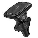 Тримач для мобільного HOCO CA65 Sagittarius series air outlet magnetic car holder Black, фото 2