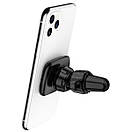 Тримач для мобільного HOCO CA65 Sagittarius series air outlet magnetic car holder Black, фото 5