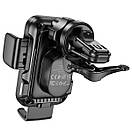 Тримач для мобільного з БЗП HOCO HW10 Jenny three-axis linkage wireless fast charging car holder(air outlet), фото 4