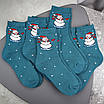 Шкарпетки махрові 5 пар «Сніговик» жіночі зимові розмір 36-40 арт. 132.5, фото 3