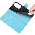 Чохол-книжка Litchie Wallet для Huawei P50 Light Blue, фото 5