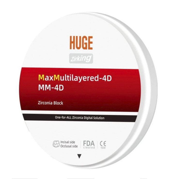 Цирконієвий диск Huge Premium MM-4D ( мультилеєр, прозорість 43%-57% )