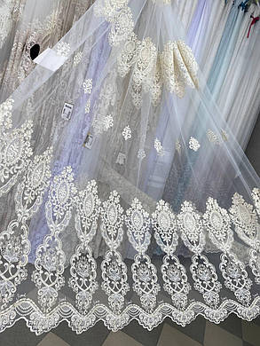Тюль фатинова корд заввишки 2,8 м. золото, фото 1