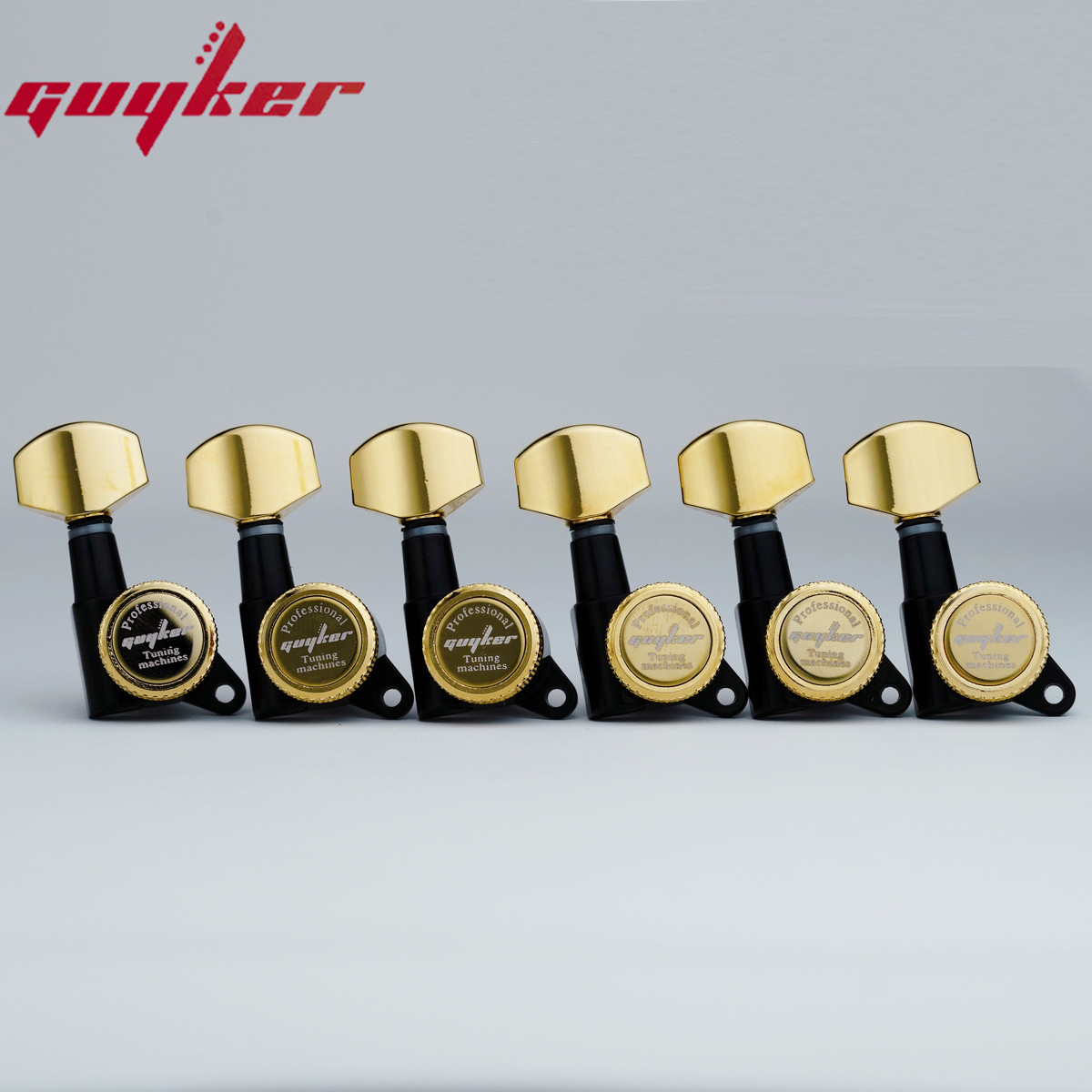 Кілки Guyker 6R локові для електрогітари Fender Yamaha Cort, фото 1