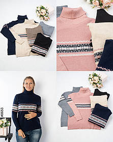 0653 Жіночій светр норма (мікс кольорів: 10 од: 44-52 | універсальний)