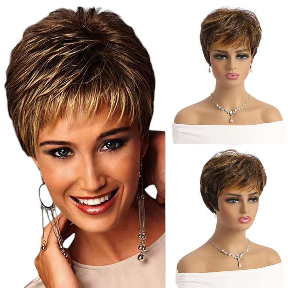 Перука коротка каштаново-руса Піксі VC WIG-373