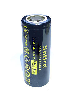Акумулятор 26650 Sofirn 5500mAh