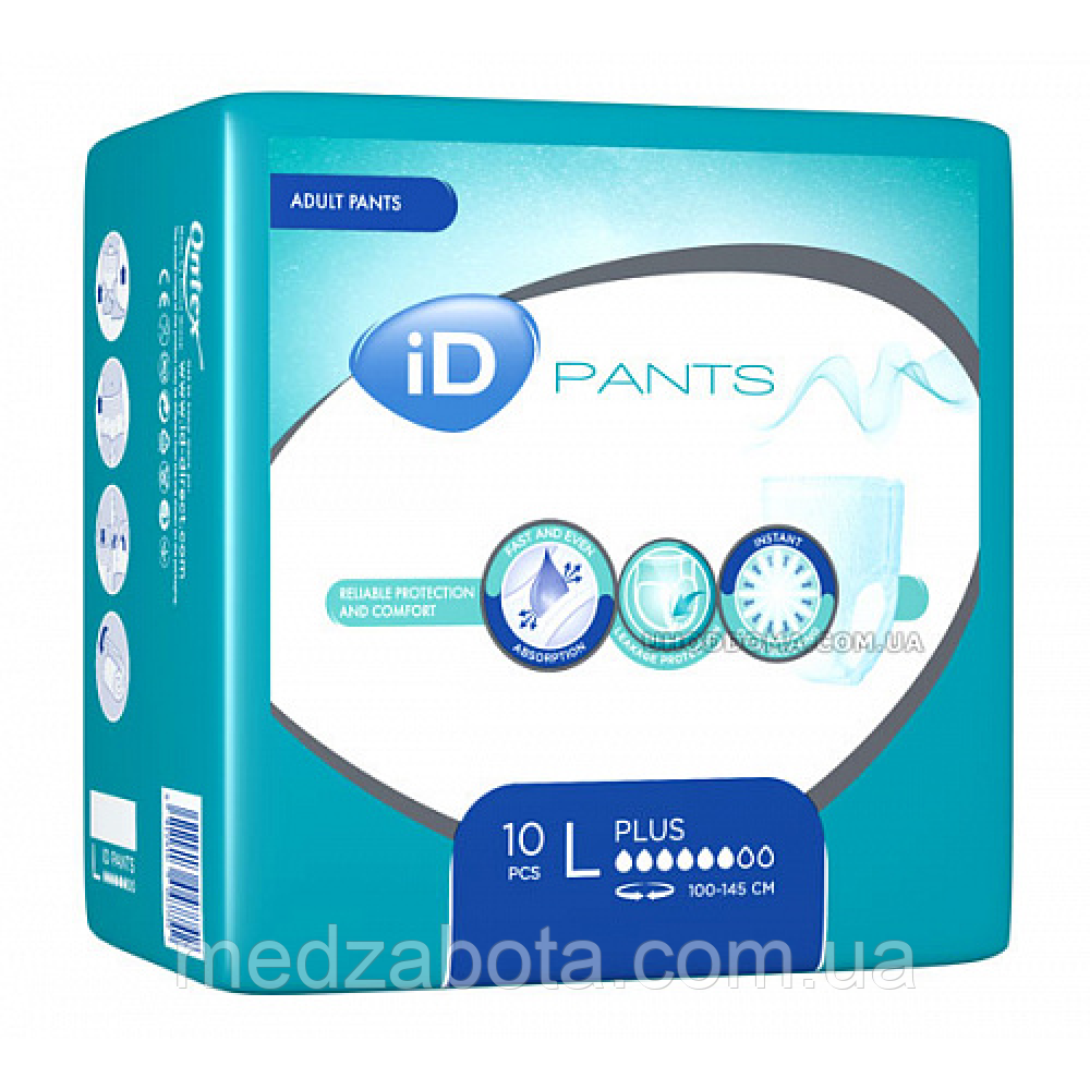 Підгузки-труси 1 штука р. Large "iD Pants Plus"